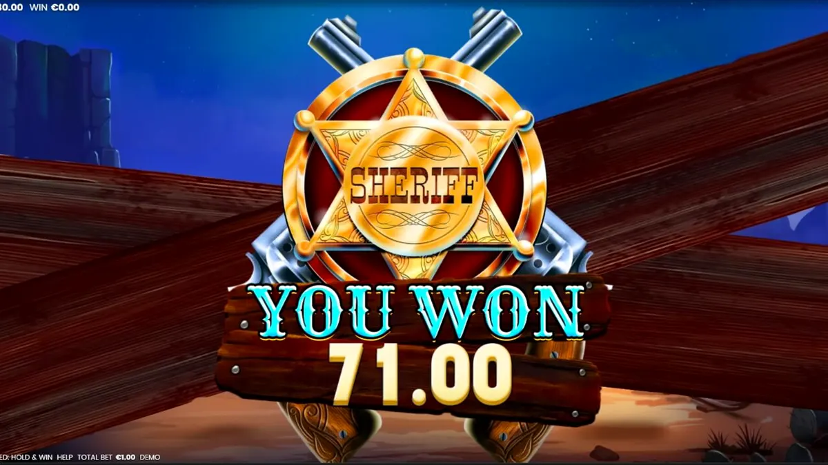 Interface do slot Most Wanted: Hold & Win em um dispositivo móvel